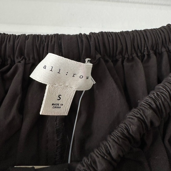 All:Row NWT black poplin midi skirt, small - Picture 8 of 9